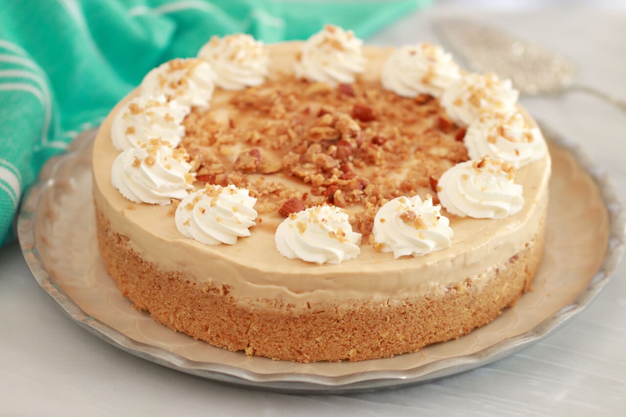 No Bake Dulce de Leche Cheesecake - Gemma’s Bigger Bolder Baking