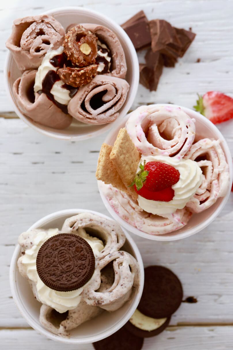 Homemade Rolled Ice Cream with Only 2 Ingredients - Gemma ...
