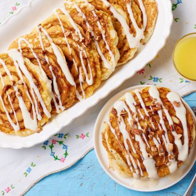 Cinnamon Roll Pancakes Recipe