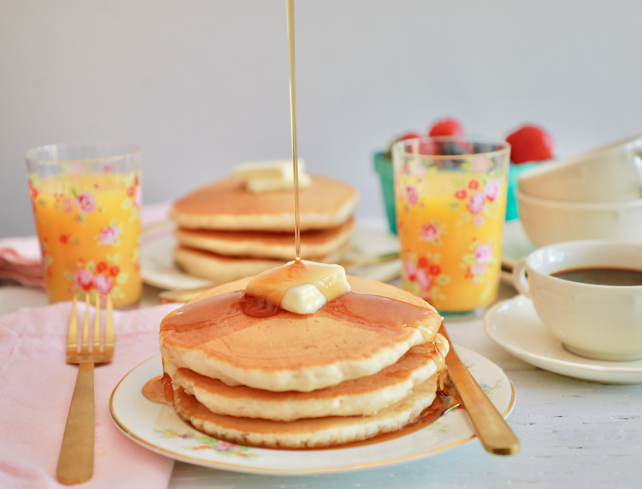 Make breakfast a winner with these Perfect Buttermilk Pancakes