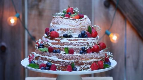 Naked Wedding Cake - Gemmas Bigger Bolder Baking