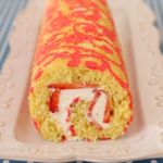Swiss Roll Cake with Design