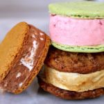 Homemade Ice Cream Cookie Sandwiches in a variety of flavors!