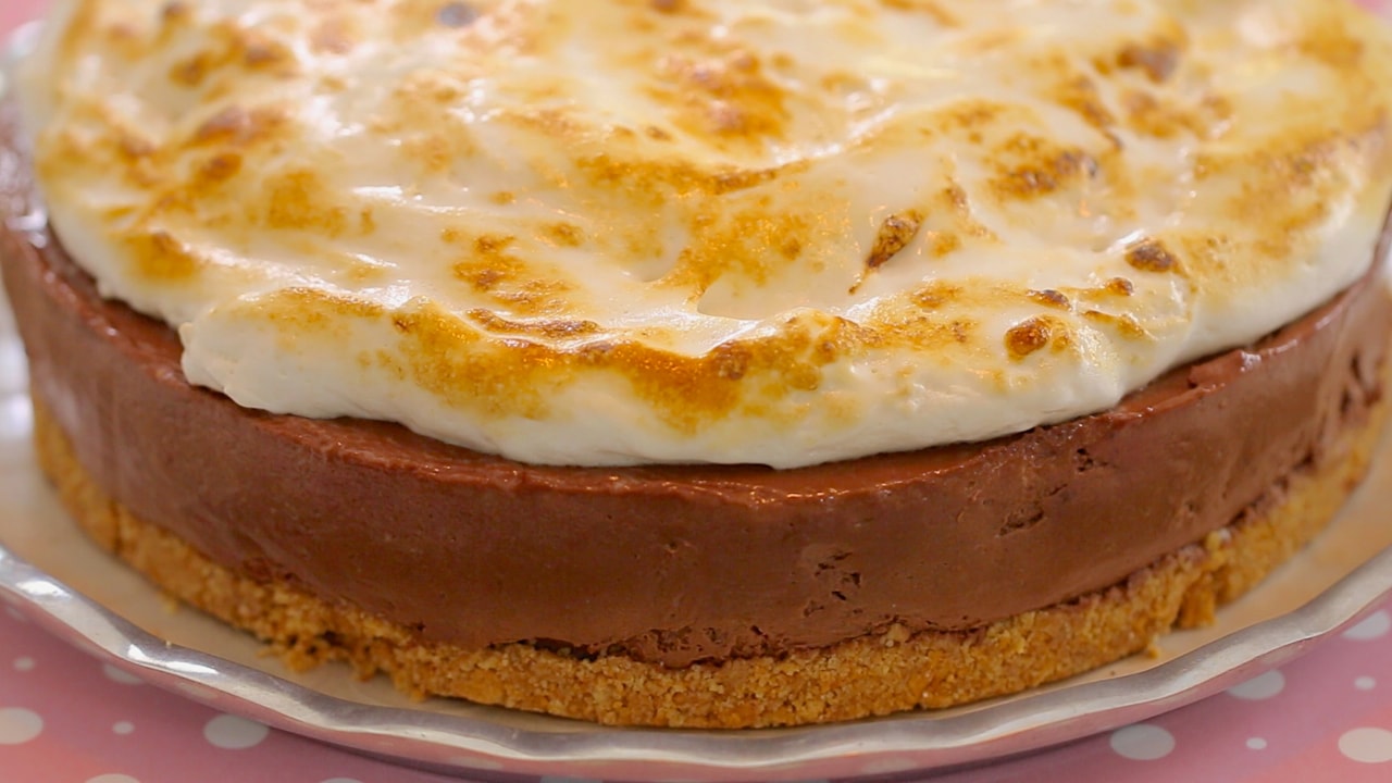 S'more Cheesecake - No Bake easy recipe