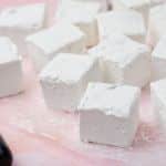 Generous squares of marshmallows.