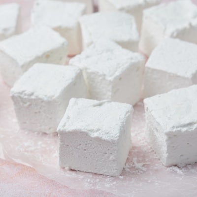 Generous squares of Homemade Marshmallows