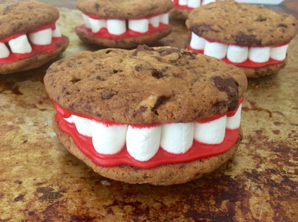 Halloween Monster Cookie Mouth 