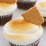 cupcakes, S'more cupcakes, small batch, baking, gemma stafford, bigger bolder baking, recipes for college students, single serving, red velvet cake, toaster oven, toaster oven recipes, desserts, more desserts, chocolate cupcakes, graham crackers, homemade