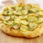 Potato & Mint Pesto Pizza (Vegan)