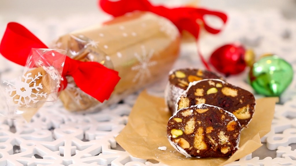 Chocolate, Biscuit Cake, Chocolate Salami, Christmas, Gemma Stafford, Recipes
