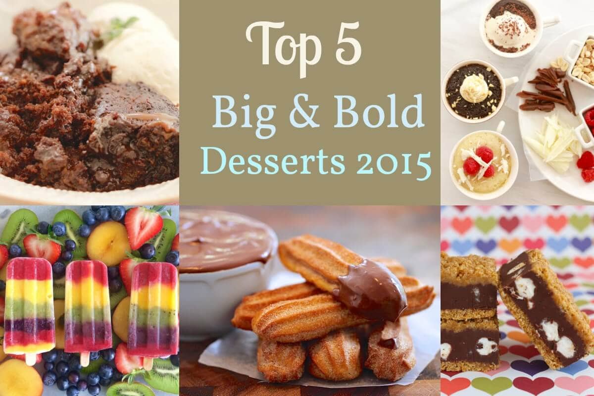 Top 5 Big & Bold Desserts of 2015!!!! A must see