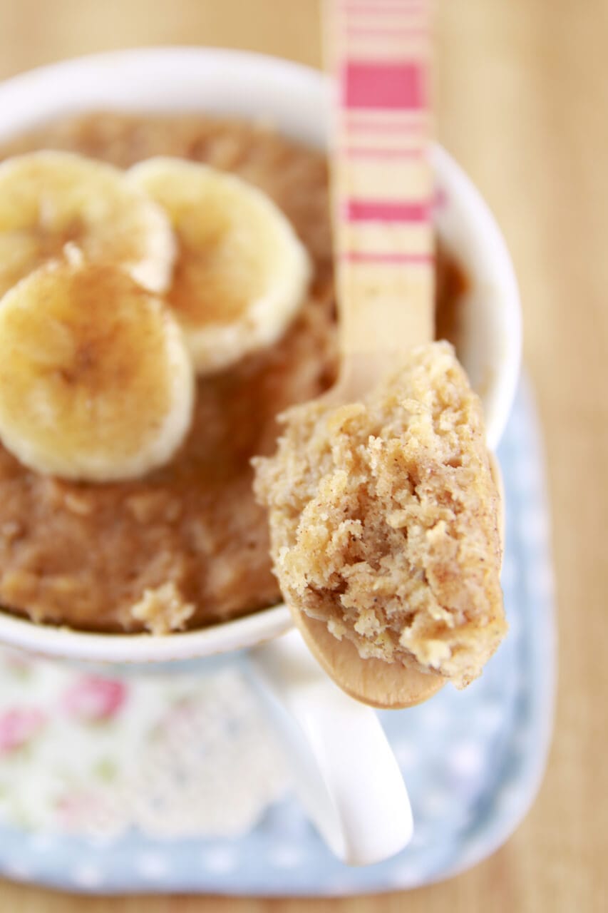 Best Banana Mug Cake Recipe Healthy Banana Cake In A Mug MDNT