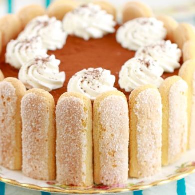 No-Bake Tiramisu Cheesecake for Valentine's Day
