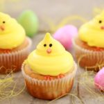 Baby Chick Vanilla Cupcakes for Spring (Small Batch Cupcakes) This recipe makes just 4 cupcakes and are so easy to decorate.