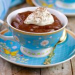 Chocolate Pudding in a Mug (Egg Free/Gluten Free):Chocolate Pudding made in a microwave in less than 5 minutes! I mean what else do you want me to say? why are you still sitting here reading this? seriously? GO!