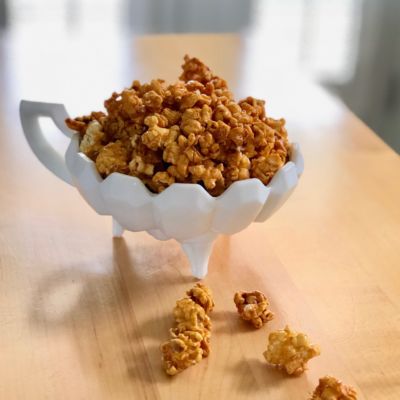Homemade Microwave Caramel Corn - Gemma's Bigger Bolder Baking