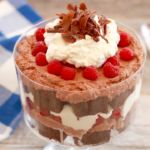 Chocolate Fudge Brownie & Raspberry Trifle