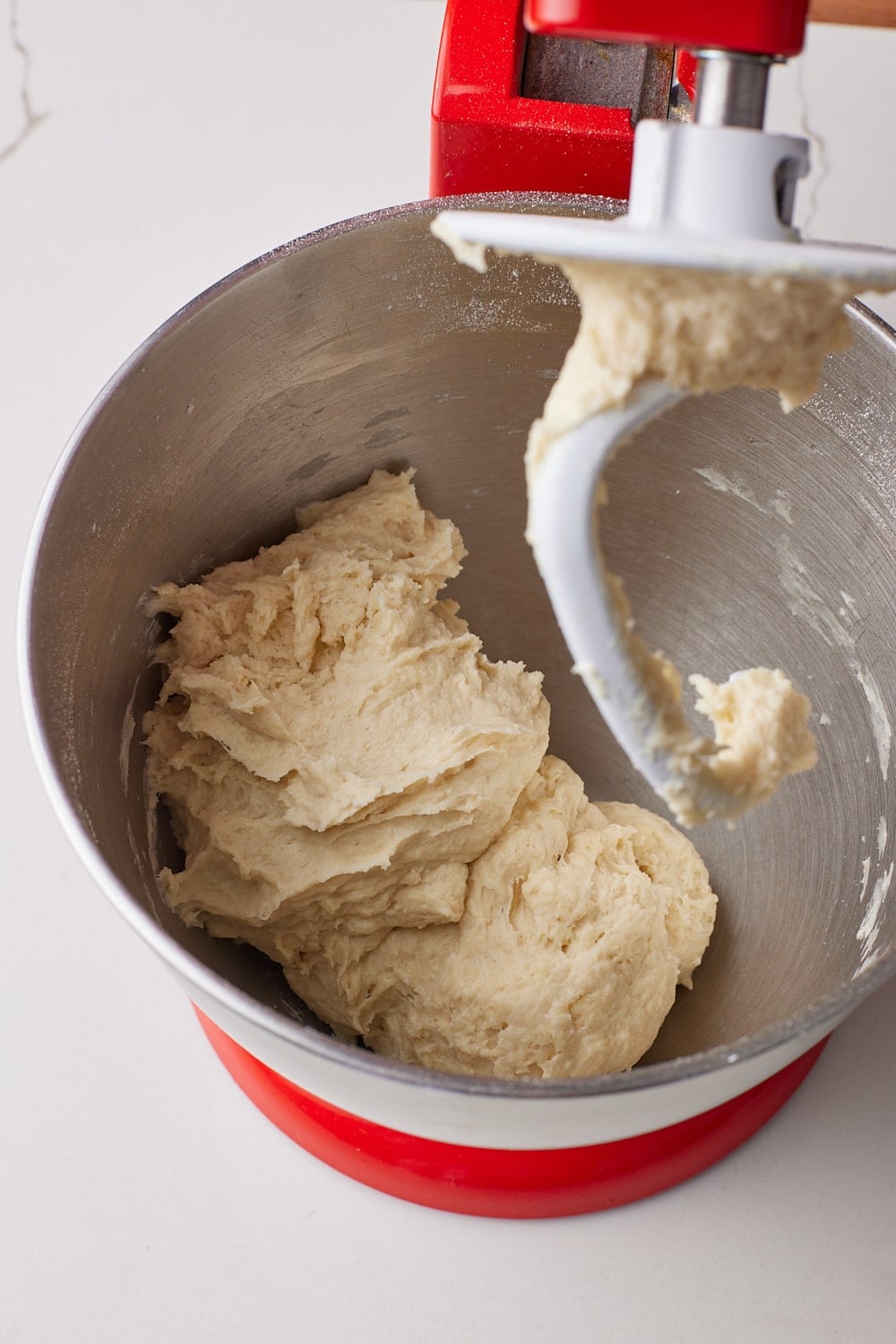 Knead until it forms a dough. 