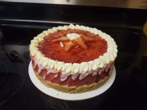 No Bake Strawberry Cheesecake Recipe - Gemma's Bigger Bolder Baking