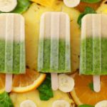 Green Smoothie Fruit Popsicles (Dairy Free, Vegan) -No added sugar, All Natural Fruit Popsicles that taste as good as they look