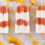 Peaches & Cream Popsicles - All Natural Fruit Popsicles that taste as good as they look