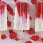 Raspberry & Coconut Fruit Popsicles (Dairy Free, Vegan) All Natural Fruit Popsicles that taste as good as they look