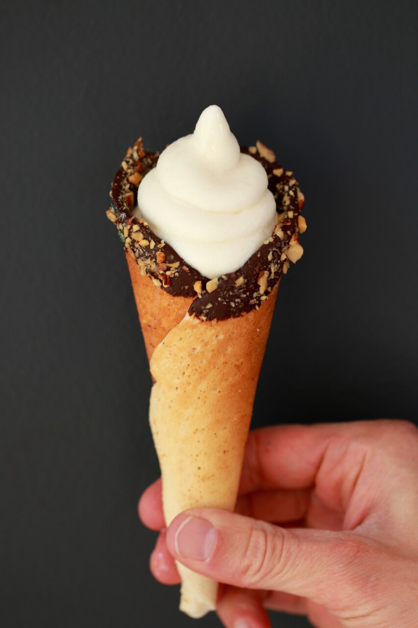 Quick and Easy Soft Serve Ice Cream - i am baker