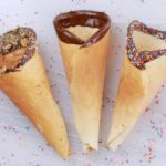 How to make Homemade Ice Cream Cones - No fancy equipment needed! These cones can be made in minutes and taste as good as they look.