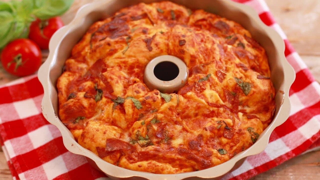 Pizza Monkey Bread Pull Apart Bread Gemma S Bigger Bolder Baking