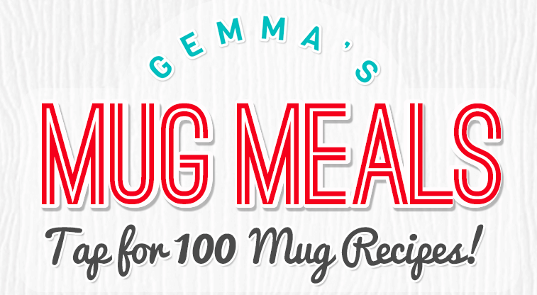 A logo for Gemma's Mug Meals.