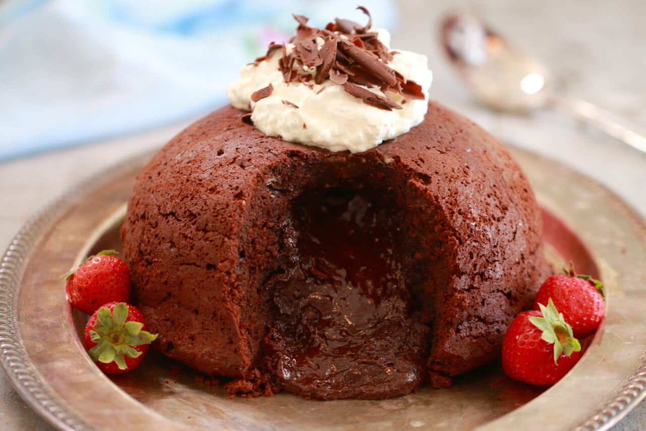 Giant Chocolate Molten Lava Cake - When it comes to dessert, size DOES matter!