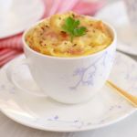 Savory French Toast in a Mug - A savory twist on a traditionally sweet breakfast, AND it’s made in a Microwave!!!!