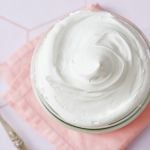 A top down view of silky marshmallow