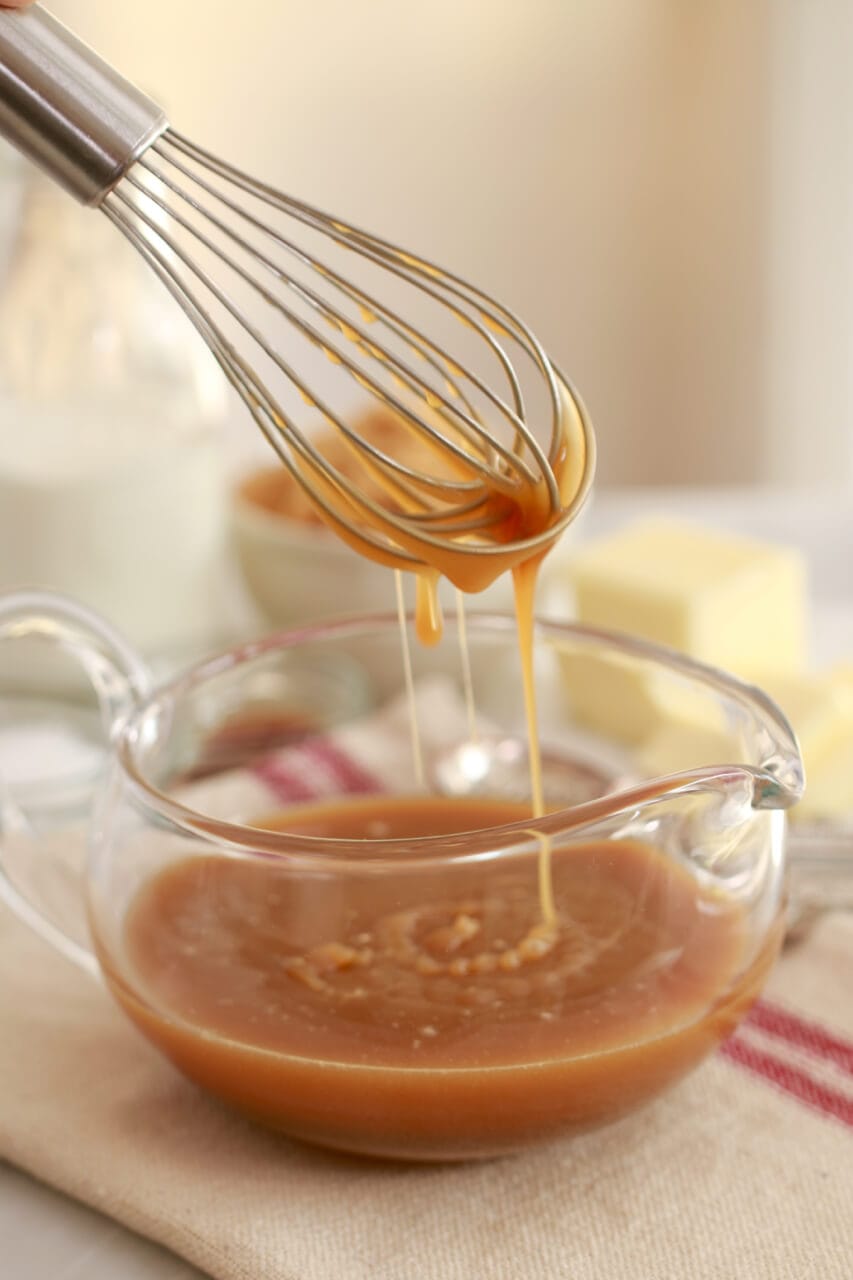 Microwave Salted Caramel Sauce  - 13