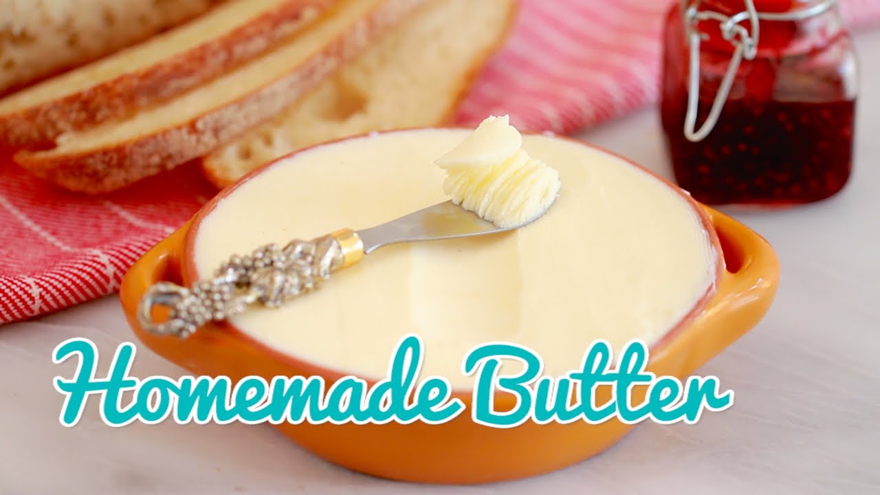How to Make Homemade Butter Recipe (w/ Video) Bigger Bolder Baking