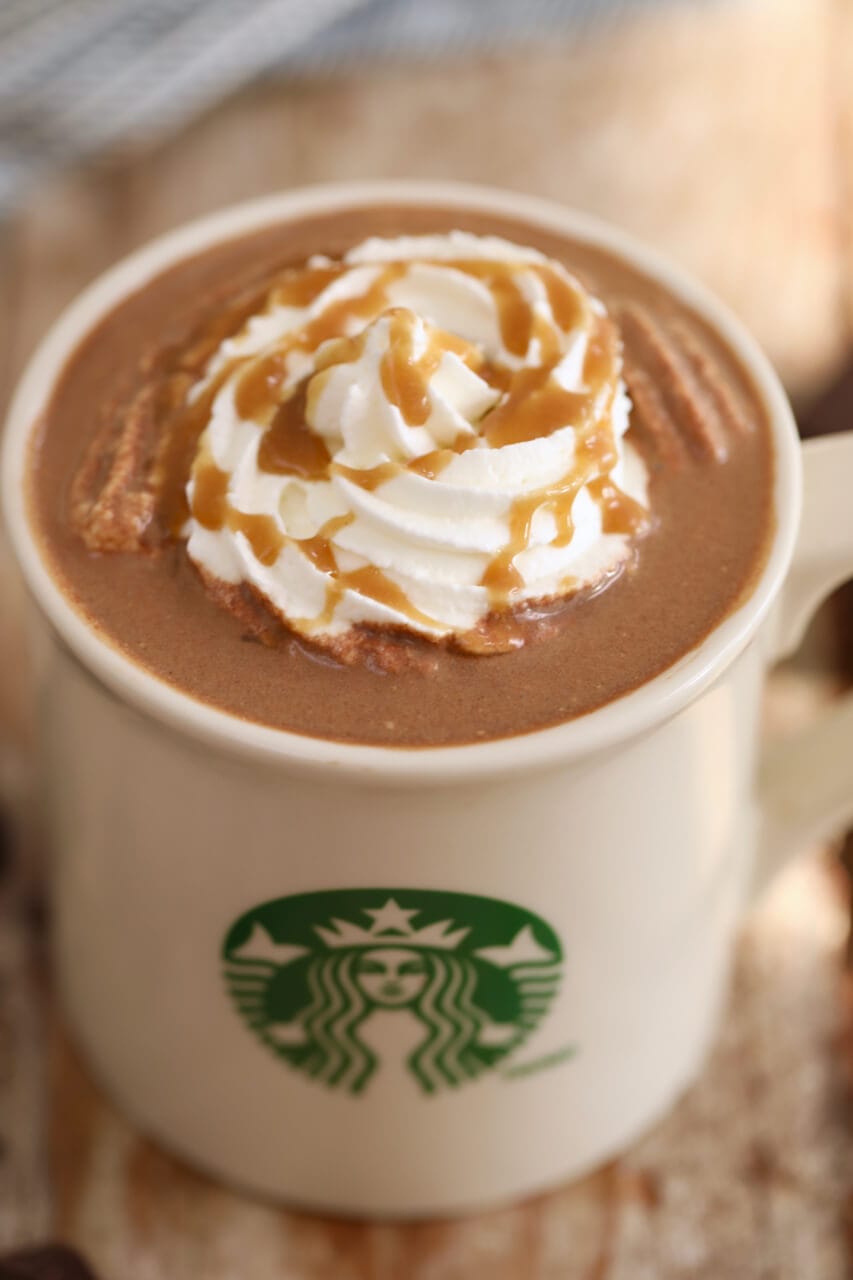 Homemade Starbucks Salted Caramel Hot Chocolate Gemma s Bigger Bolder 