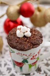 Hot Chocolate Mug Cake (Egg Free)
