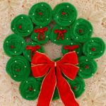 Cupcake Christmas Wreath