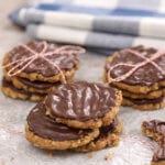 Homemade Chocolate Hobnobs - why buy store bought when you can make these delicious biscuits at home?