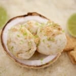 Key Lime Pie Coconut Ice Cream - This Dairy Free 2 ingredient is out of this world, and you don't even need an ice cream machine to make it.