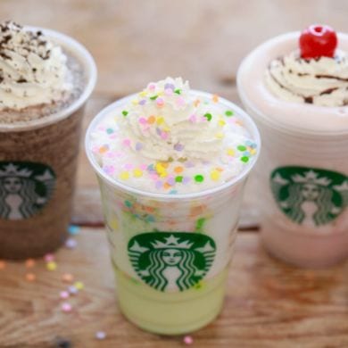 Starbucks Birthday Cake Frappuccino (Secret Menu)