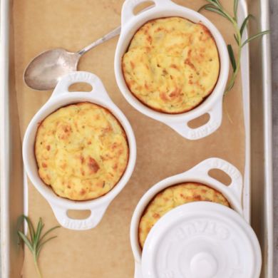 Potato and Rosemary Souffle