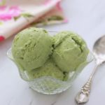 No Machine Matcha Ice Cream - so easy to make this delicious Homemade Summer treat.