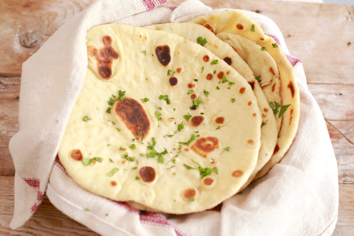 Crazy dough Naan Bread - 1 dough that can make a variety of breads from Naan Bread to Cinnamon Rolls.