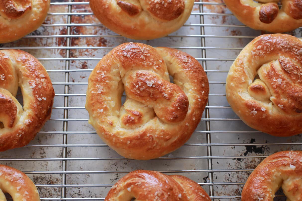 Crazy Dough Pretzels - 1 dough that can make a variety of breads from Pretzels to Cinnamon Rolls.
