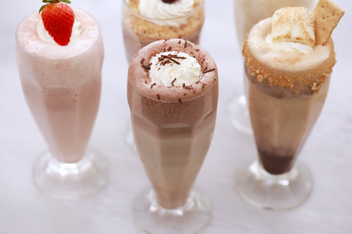 Milkshakes are really fun to make and are fantastic for making with kids.