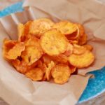 Microwave Sweet Potato Chips? seriously? they are AMAZING! and just take 3 minutes.