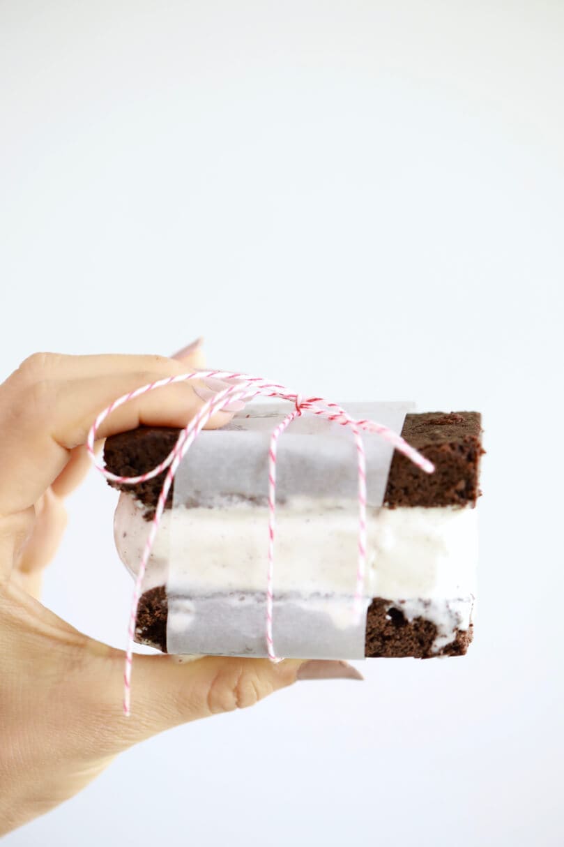 Ice Cream Sandwiches, recipes for kids, ice cream sandwich recipes, brownies, brownie ice cream sandwiches, summer desserts, ice cream sandwiches easy, Homemade ice cream sandwiches