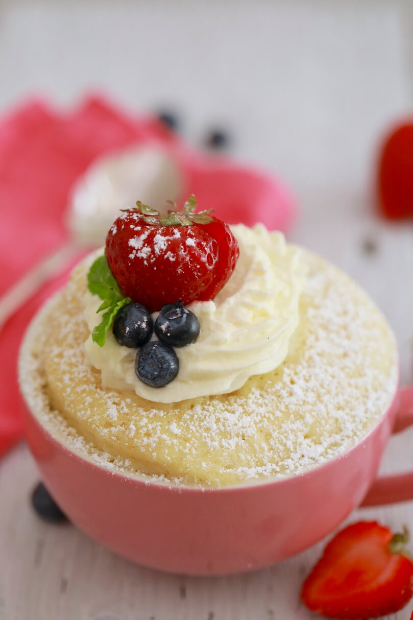 Microwave Mug Sponge Cake Recipe - Gemma's Bigger Bolder ...