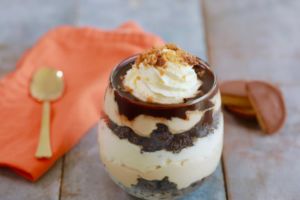 Single Serve Chocolate Peanut Butter Cheesecake (No Bake) Recipe